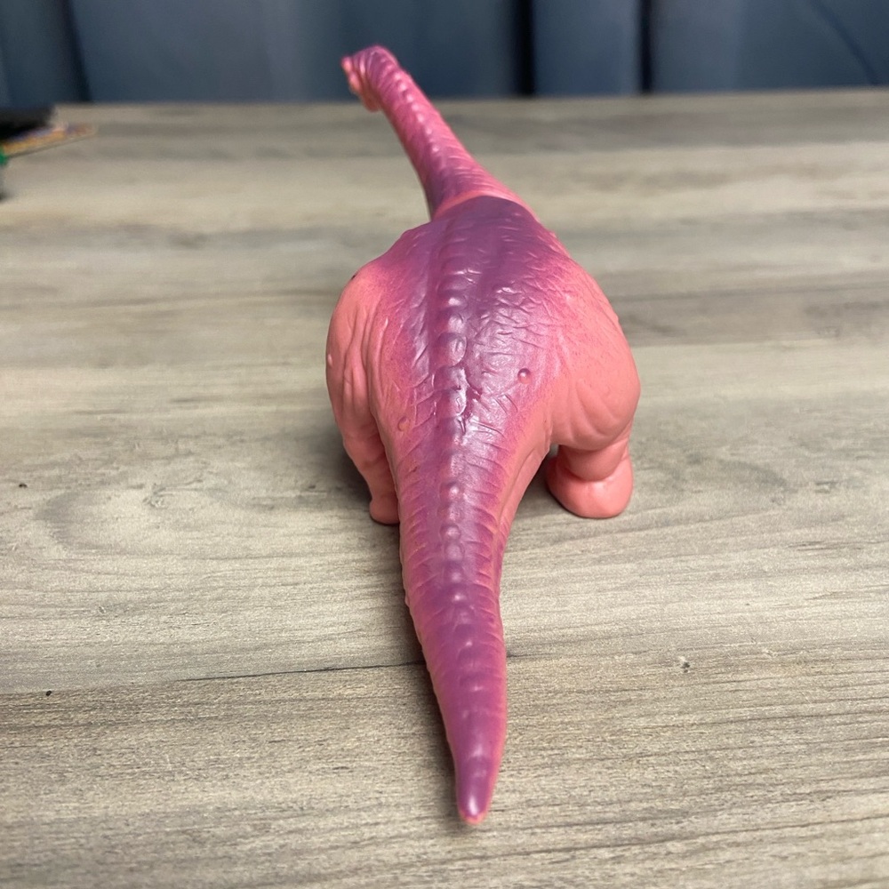 Playskool Definitely Dinosaur Apatosaurus Toy Vintage Action Figure Pink‎ B 1988 - Picture 4 of 10